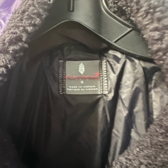 Free people woman’s Vagabond fleece Bomber Jacket - Picture 7 of 12